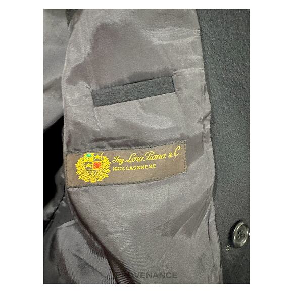 🔴 Boss x Loro Piana Jacket Overcoat - Black Cashmere 36 46 - Picture 8 of 11